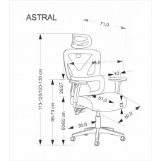 Ofisa krēsls ASTRAL